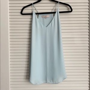 Loft blue tank top